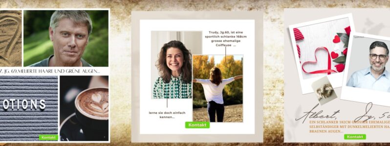 unsere Singles Heiz, Trudi und Albert