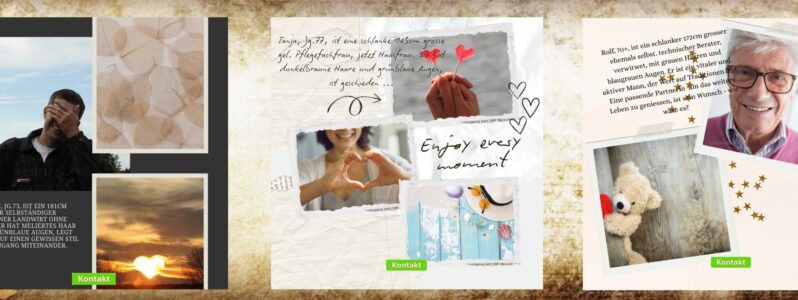 Unsere Singles Martin, Tanja und Rolf