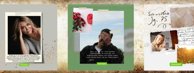 unsere Singles Priska, Beat und Sandra