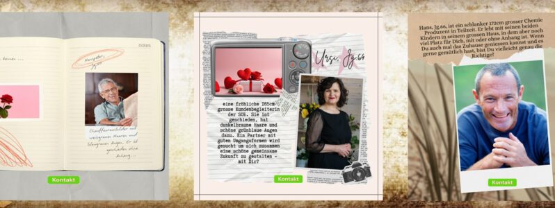 Unsere Singles Hanspeter, Ursi und Hans